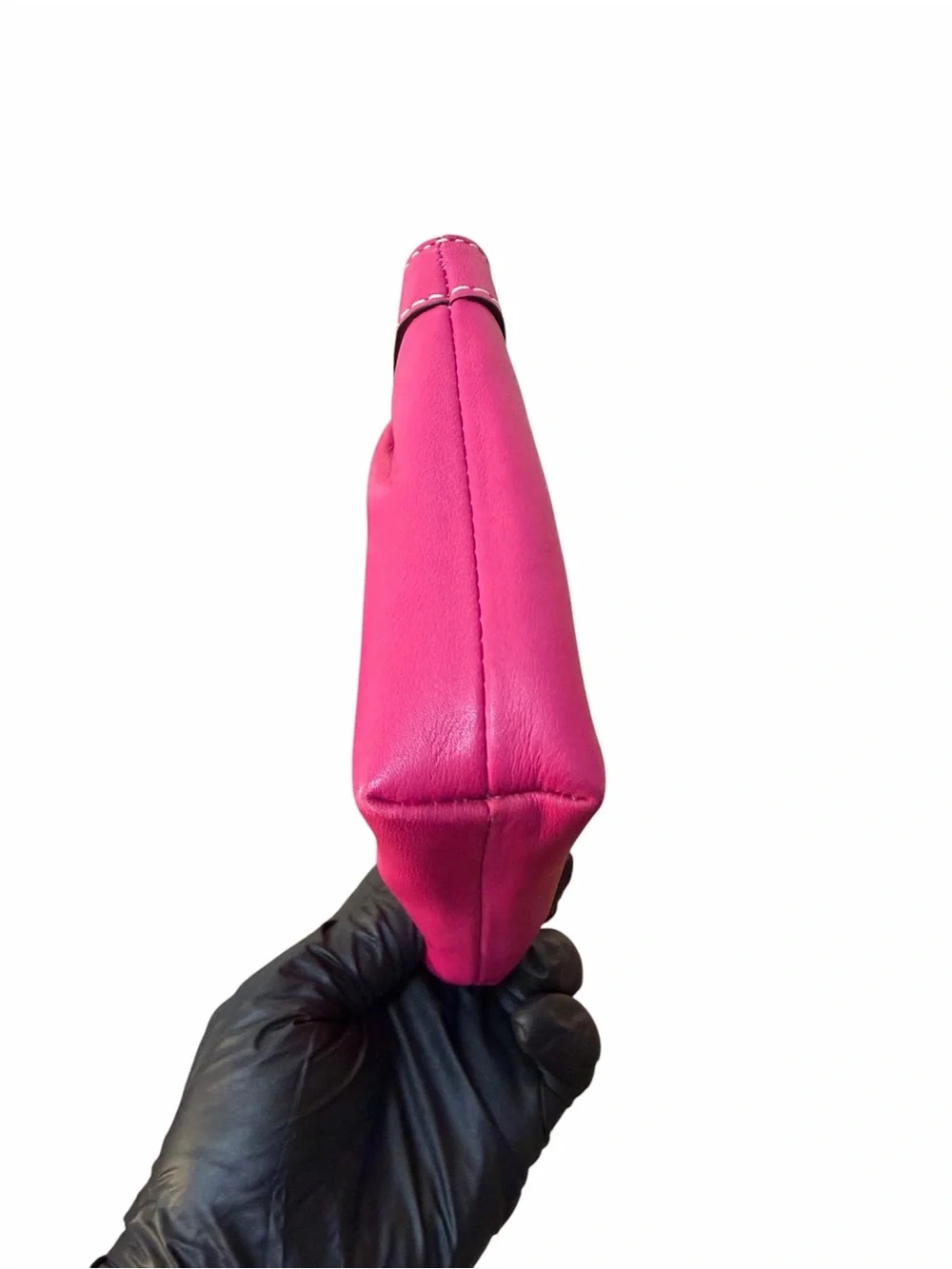 Coach Hot Pink Leather Wristlet w/COA (A558) - Picture 6 of 10